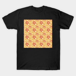 Citrus pattern in orange and red T-Shirt